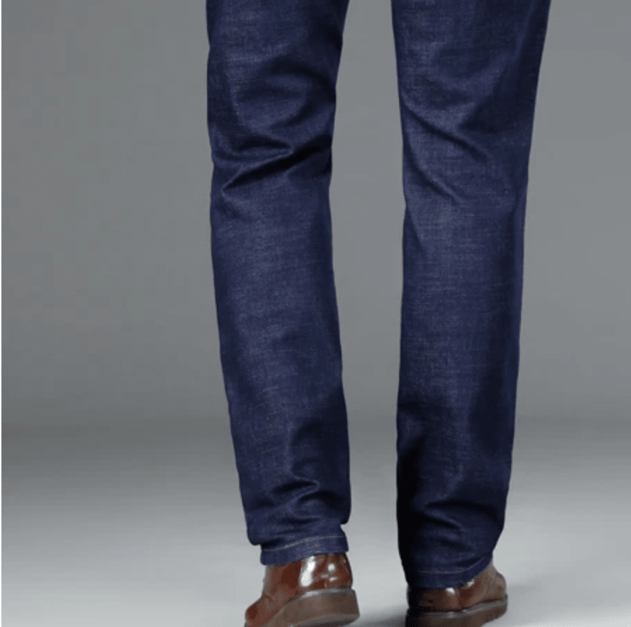 STRAIGHT REGULAR BLUE STRETCH DENIM TROUSERS (PACK OF 2)