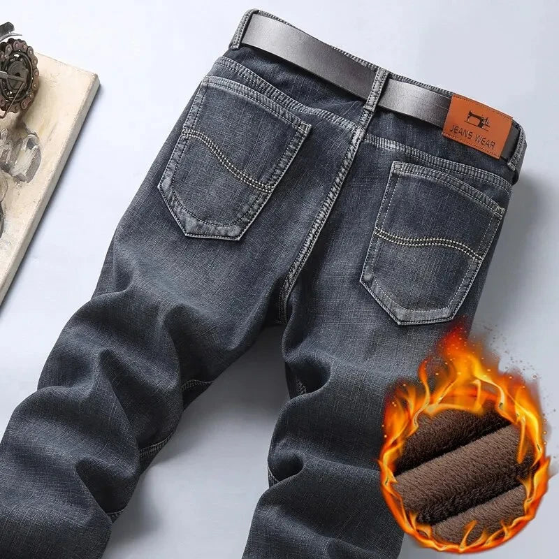 MEN'S WARM FLEECE JEANS (PACK OF 2)